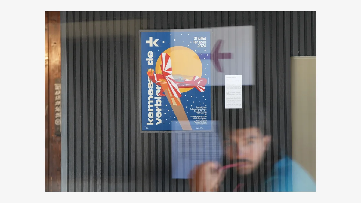 Kermesse de Verbier, affichage