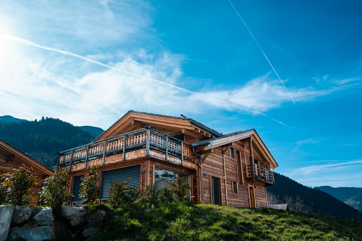 Chalet présenté sur le site Carron + Deslarzes